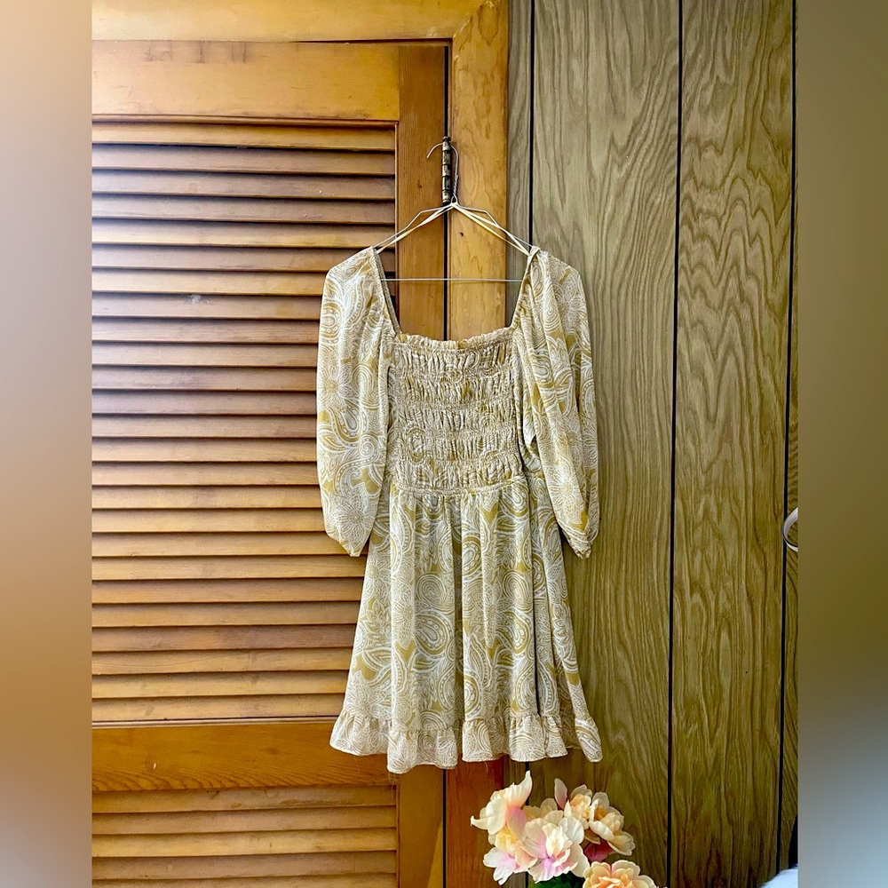 Flowy printed dress
